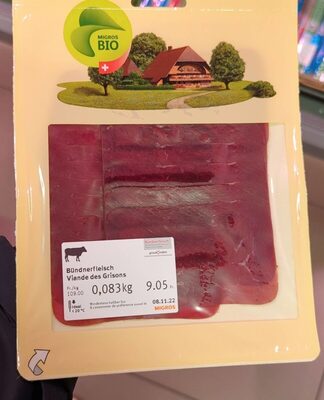 Bündnerfleisch - Product - fr