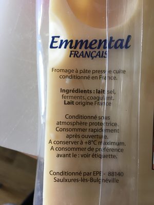 Emental Francais - المكونات - fr