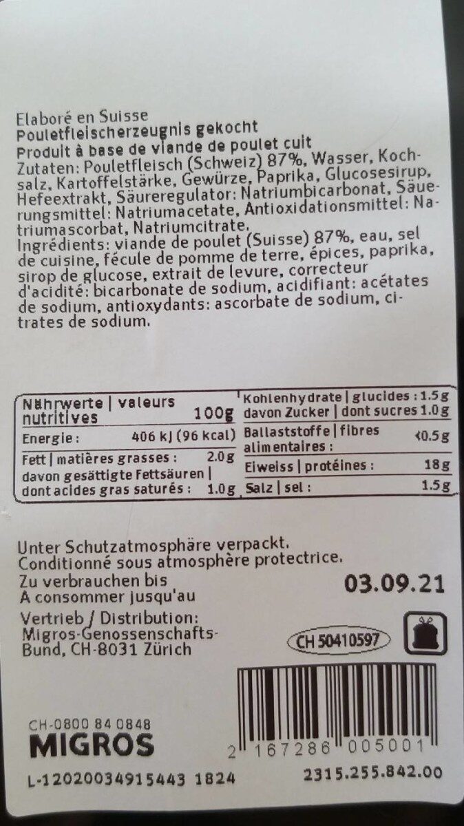 Chicken Strips - Nutrition facts