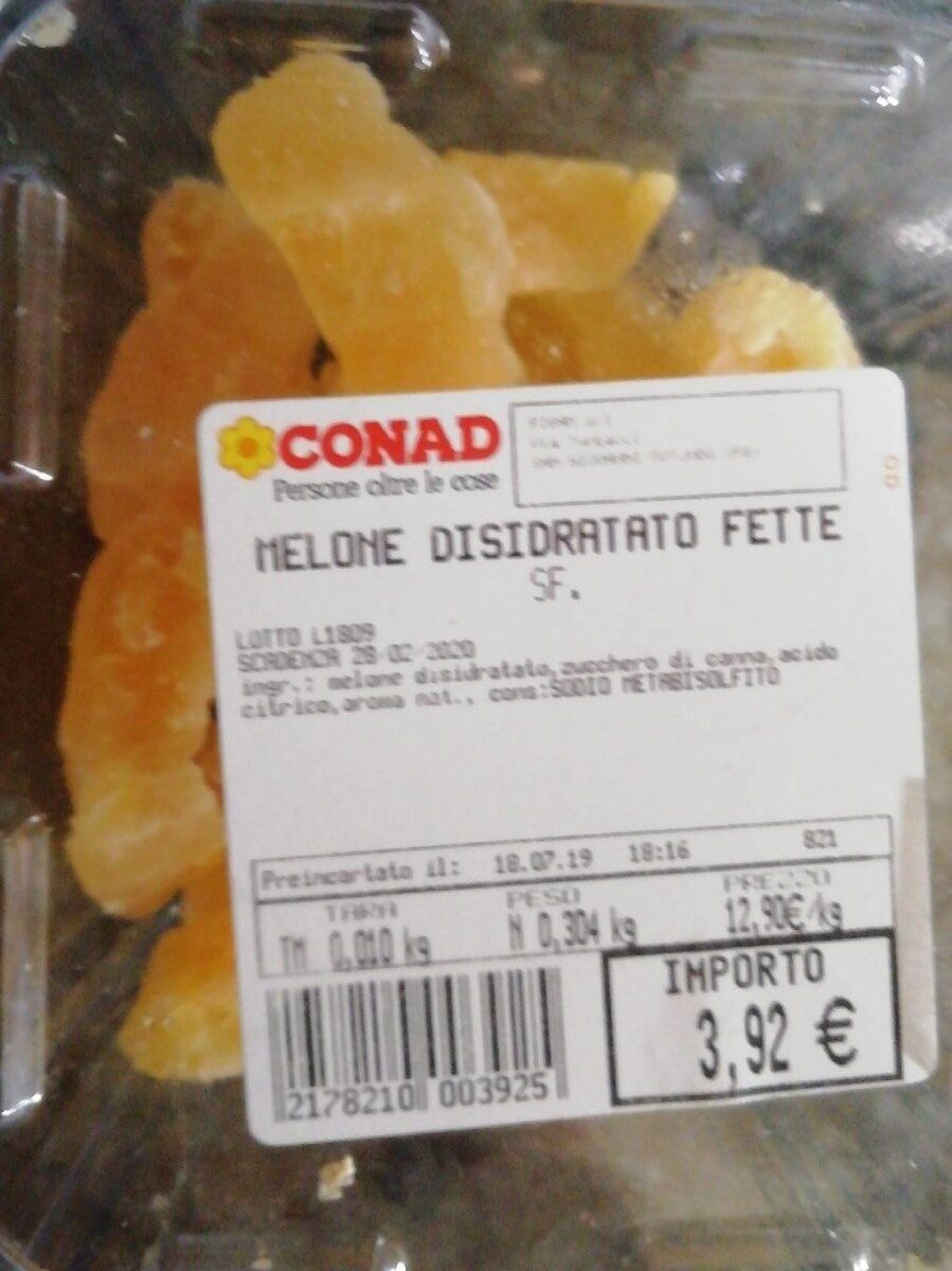 Melon desidrater - Produit