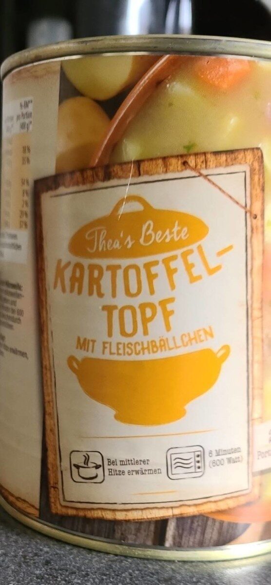 KARTOFFEL-TOPF MIT FLEISCHBÄLLCHEN - Produkt