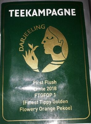 Darjeeling First Flush FTGFOP1, Ernte 2018 - Product