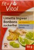 Limette Ingwer Bonbons zuckerfrei mit Vitamin C - Producto