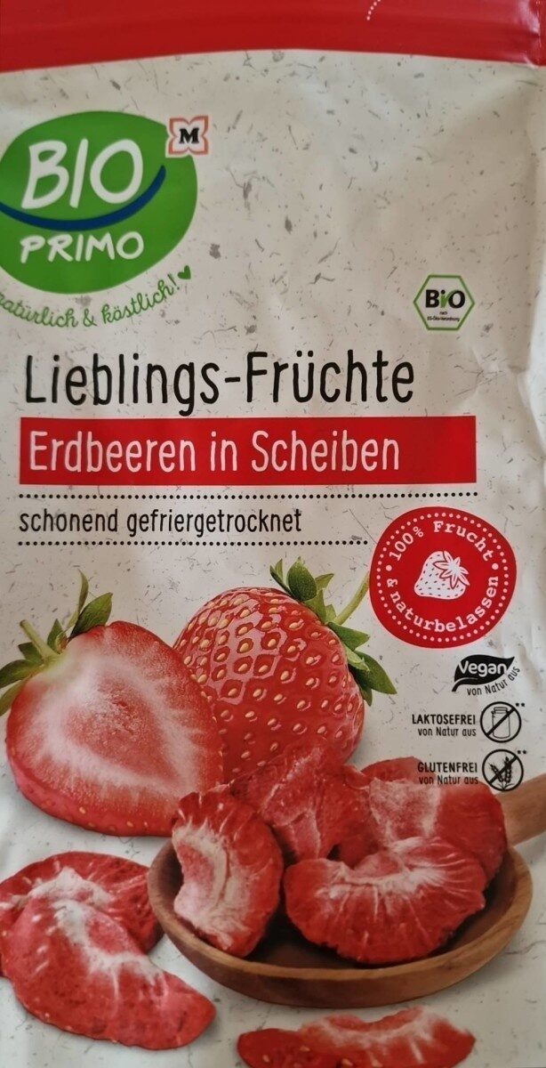 Lieblings Früchte - Erdbeeren in Scheiben - Produkt - en