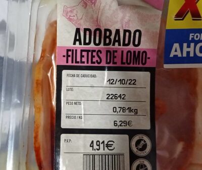 Adobado filetes lomo - Producto