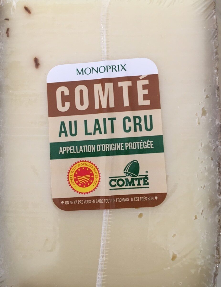 Comte au lait cru - Produit