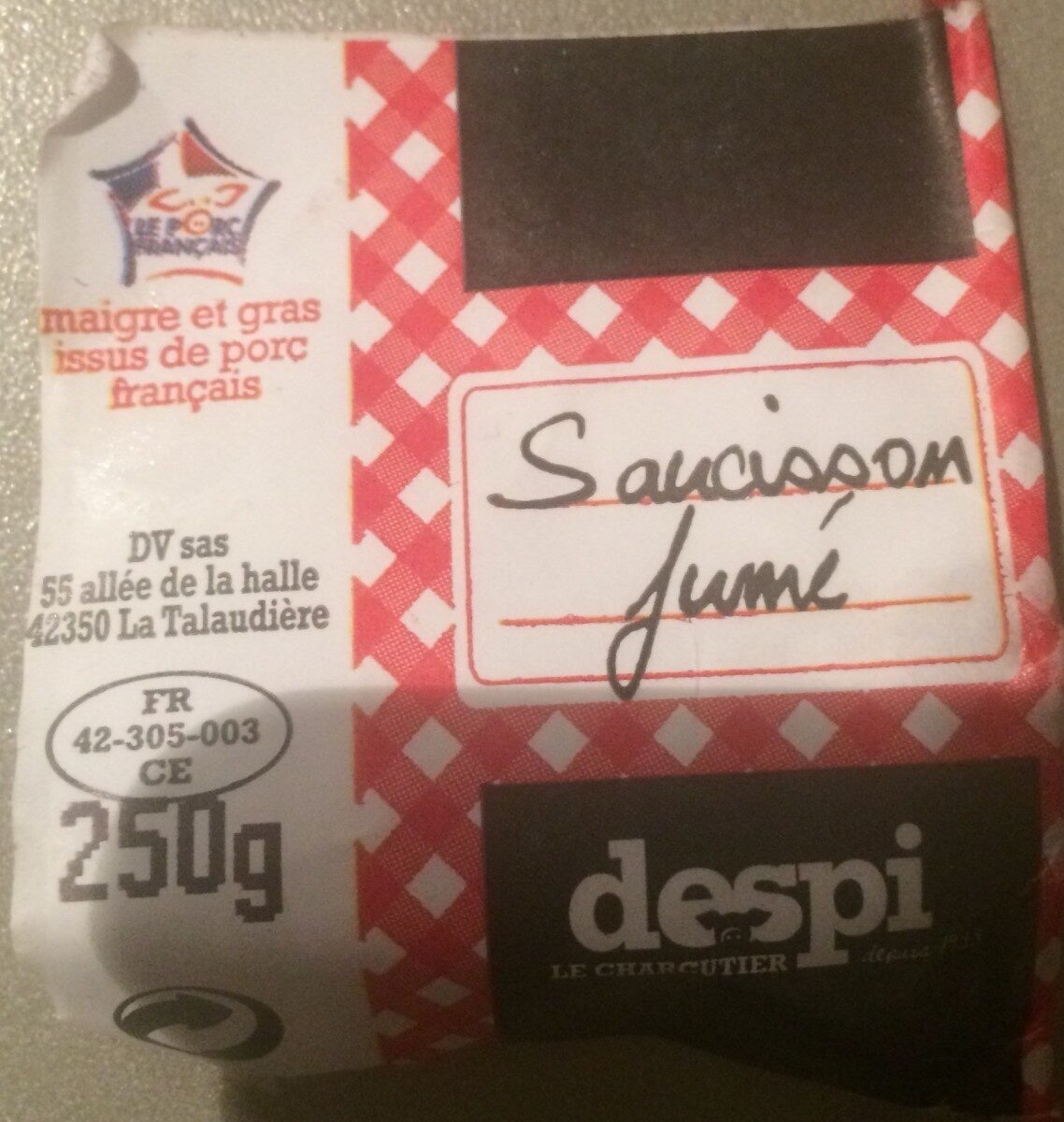 Saucisson fumé - Produkt - fr