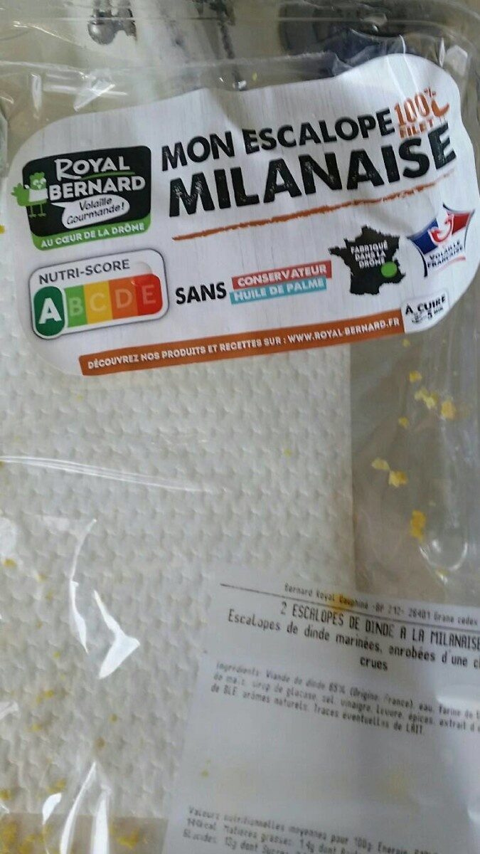 Mon escalope Milanaise 100 % filet - Product - fr