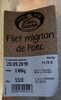 Filet Mignon de porc - Product