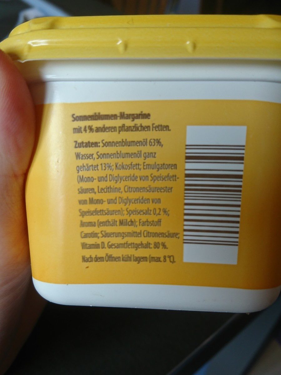 Sonnenblumen Margarine - Ingredients