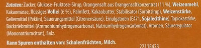 Jaffa Cake Orange - Zutaten