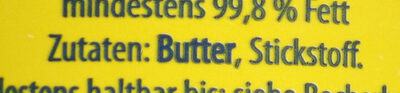 Butterschmalz - Zutaten