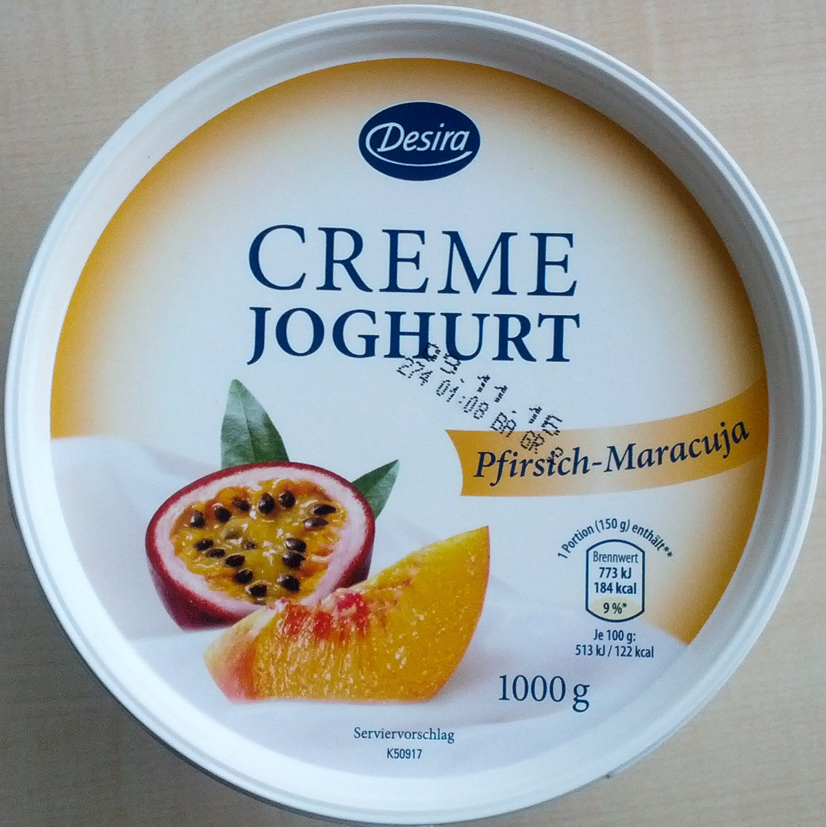 Creme-Joghurt Pfirsich-Maracuja - Produkt