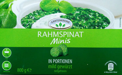 Rahmspinat Minis - Produkt