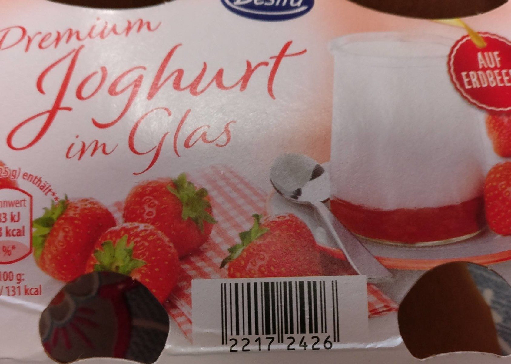 Joghurt Im Glas Himbeere - Product - fr