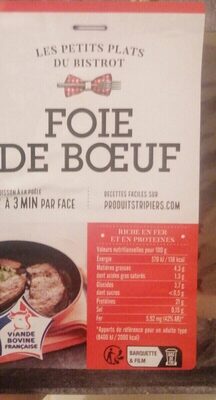 Foie de bœuf - Product - fr