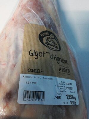 Gigot d'agneau - Product - fr