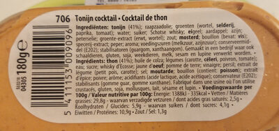 cocktail de thon - Ingrediënten - fr