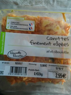 Carotte râpées - Produkt - fr