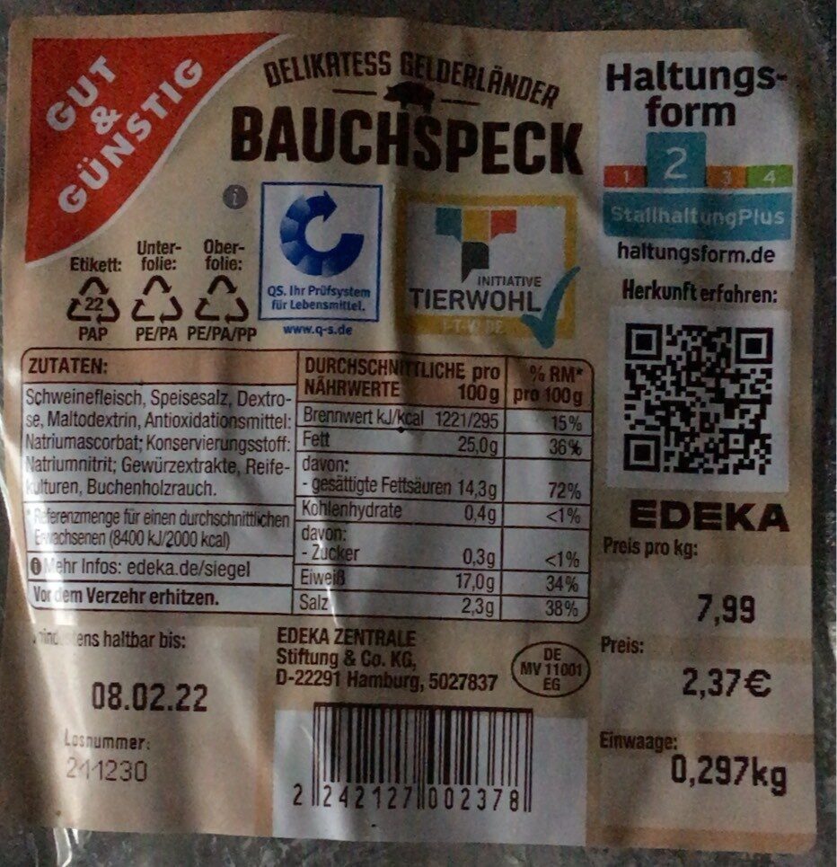 Bauchspeck - Product - de