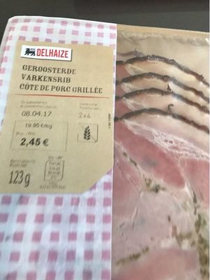 Cote De Porc Grillee - Product - fr