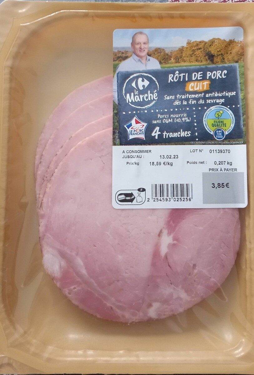 Rôti de porc cuit - Product - fr