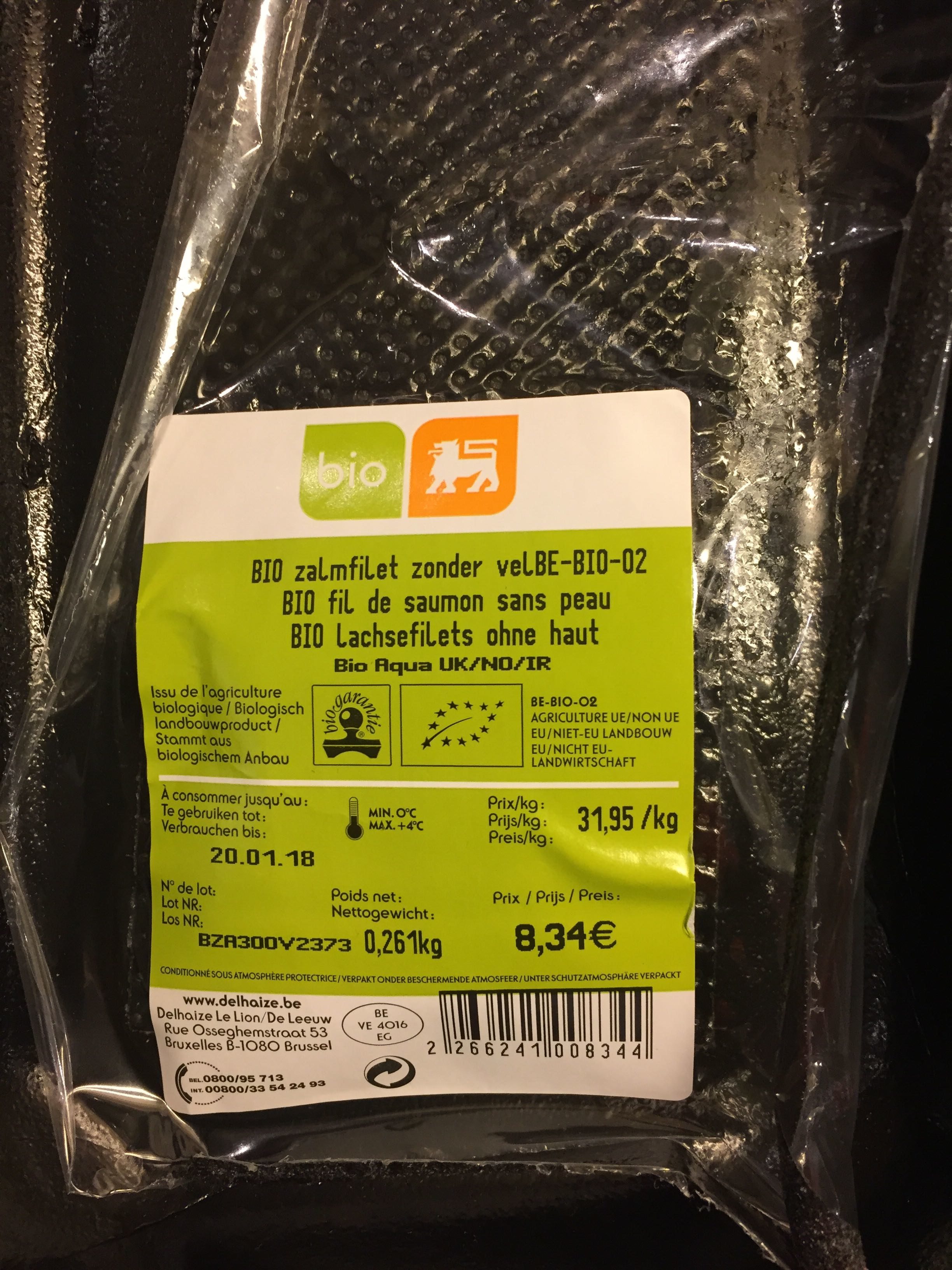 Filet de saumon bio sans peau - Product - fr