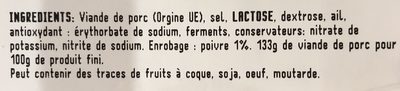 Pavé au poivre - Ingredients - fr