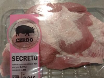 Secreto de cerdo - Producte