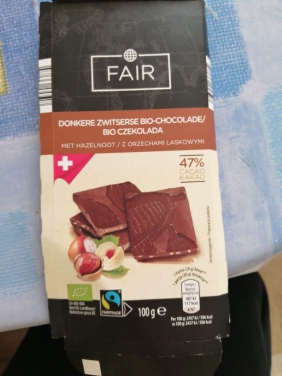 Donkere zwitserse BIO-chocolade - Product