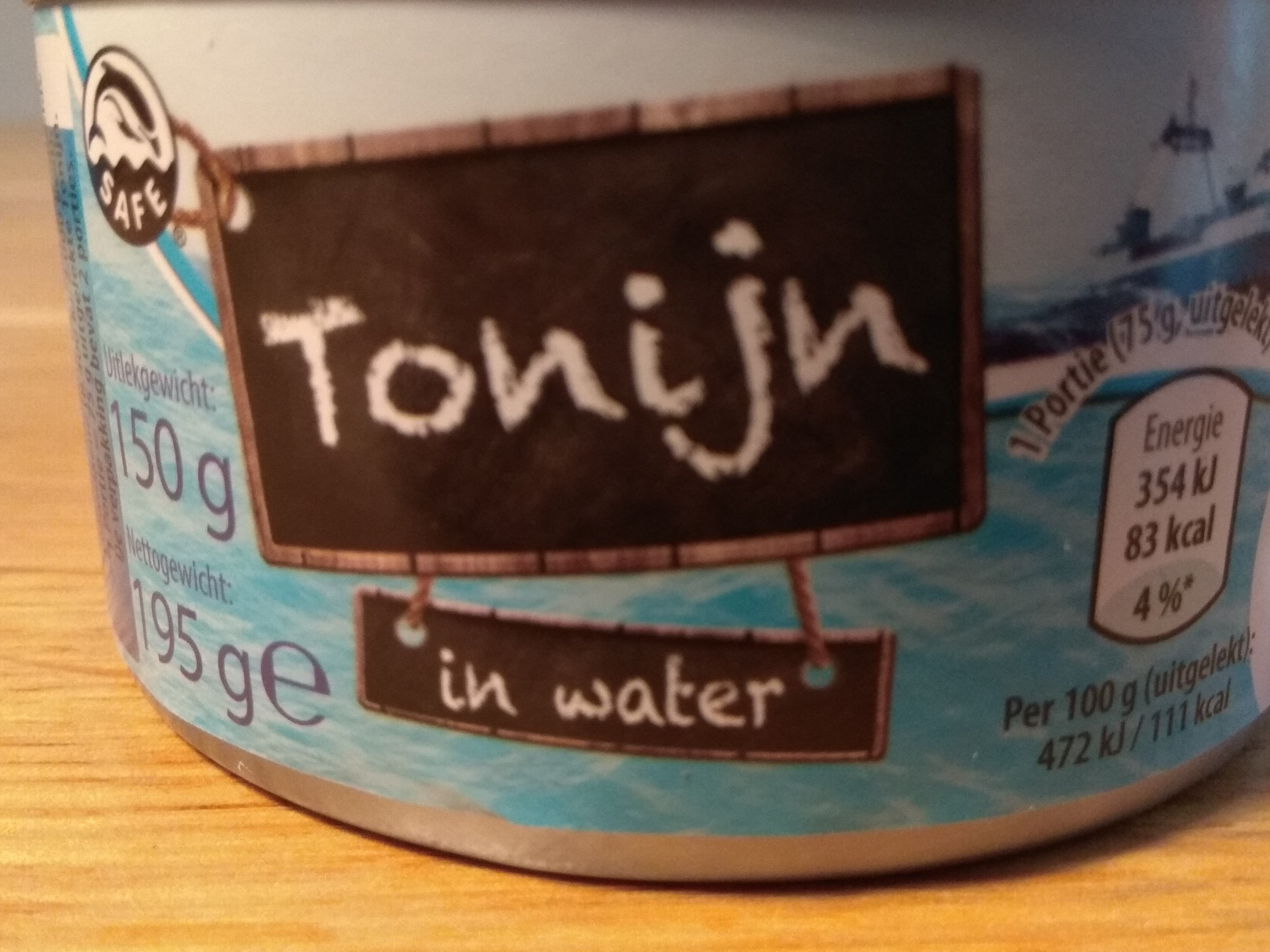 Tonijn in water - Product