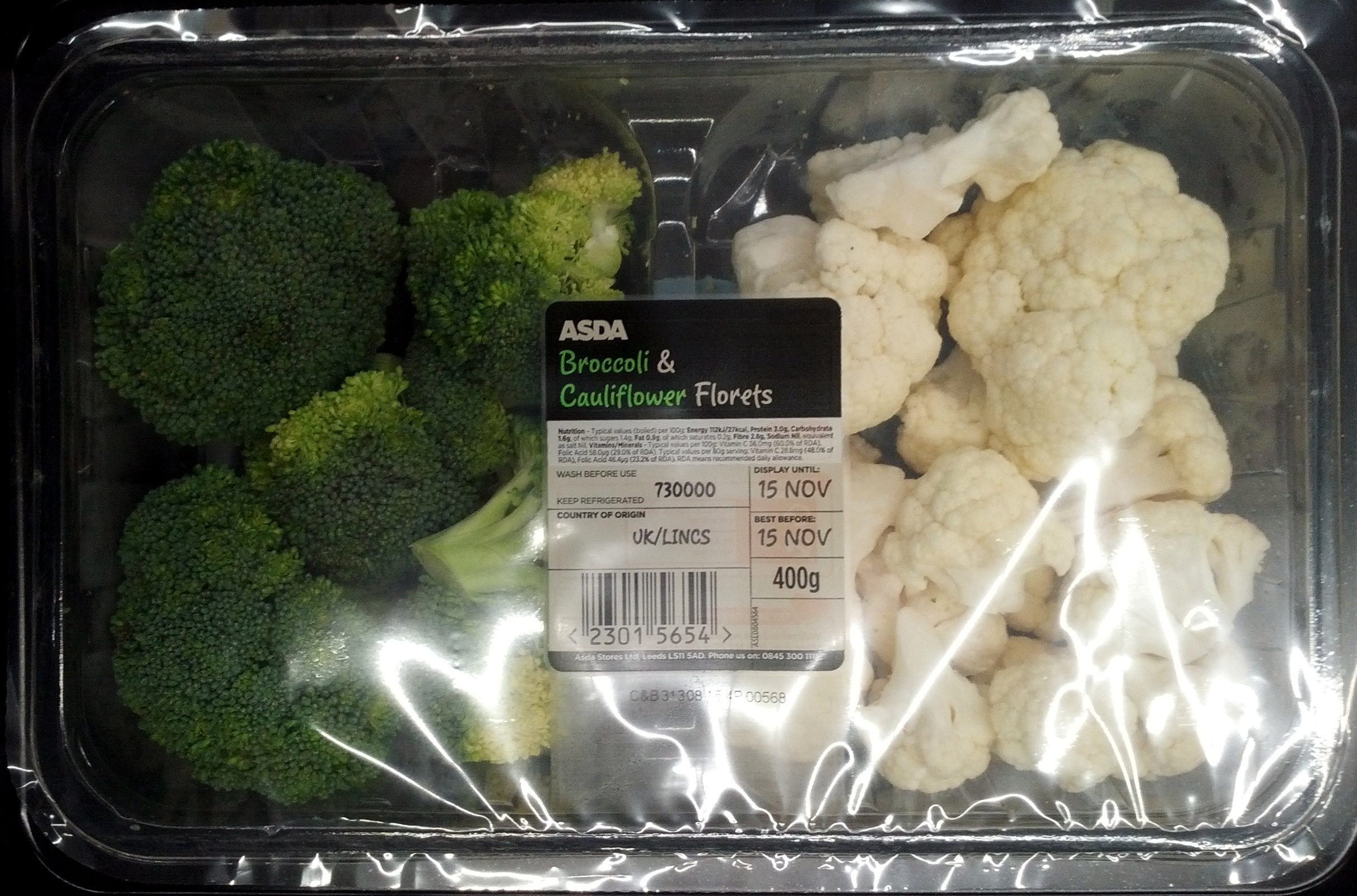 Broccoli & Cauliflower Florets - Product
