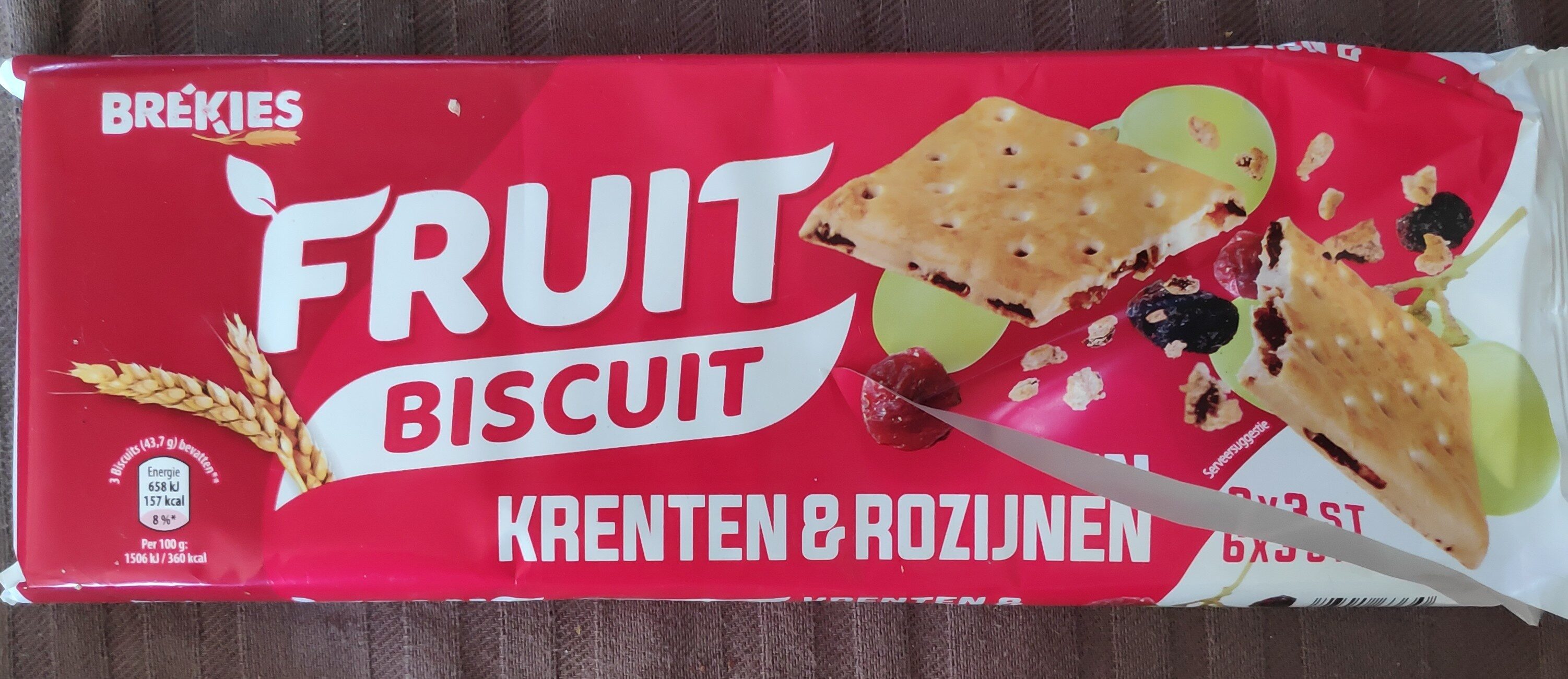 Fruit Biscuit - Krenten & rozijnen - Product