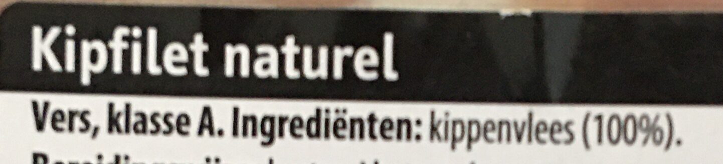 Kipfilet naturel - Ingredients - nl