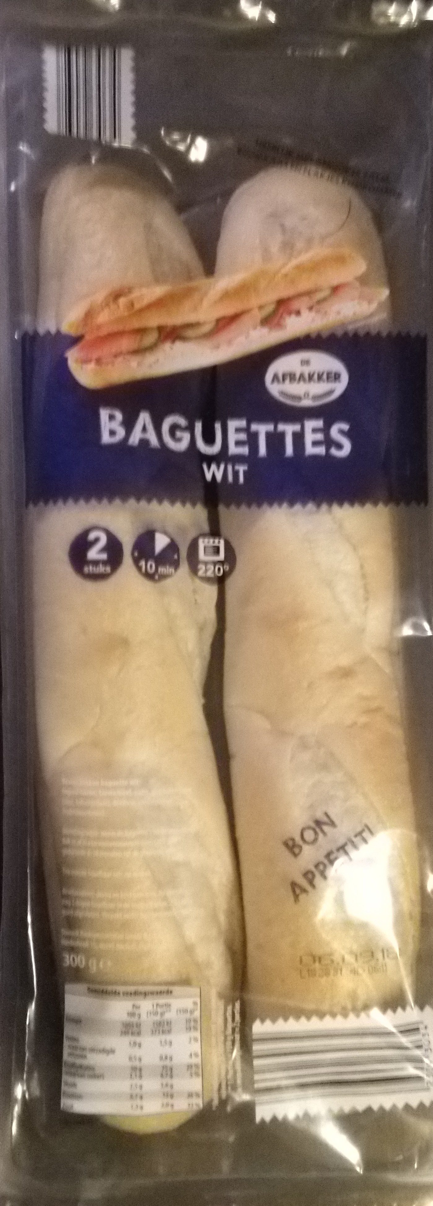 Baguettes Wit - Product