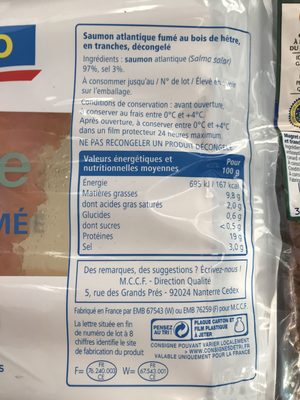 Saumon atlantique fumer - Product - fr