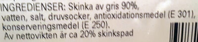 Julskinka Kokt - Ingredienser