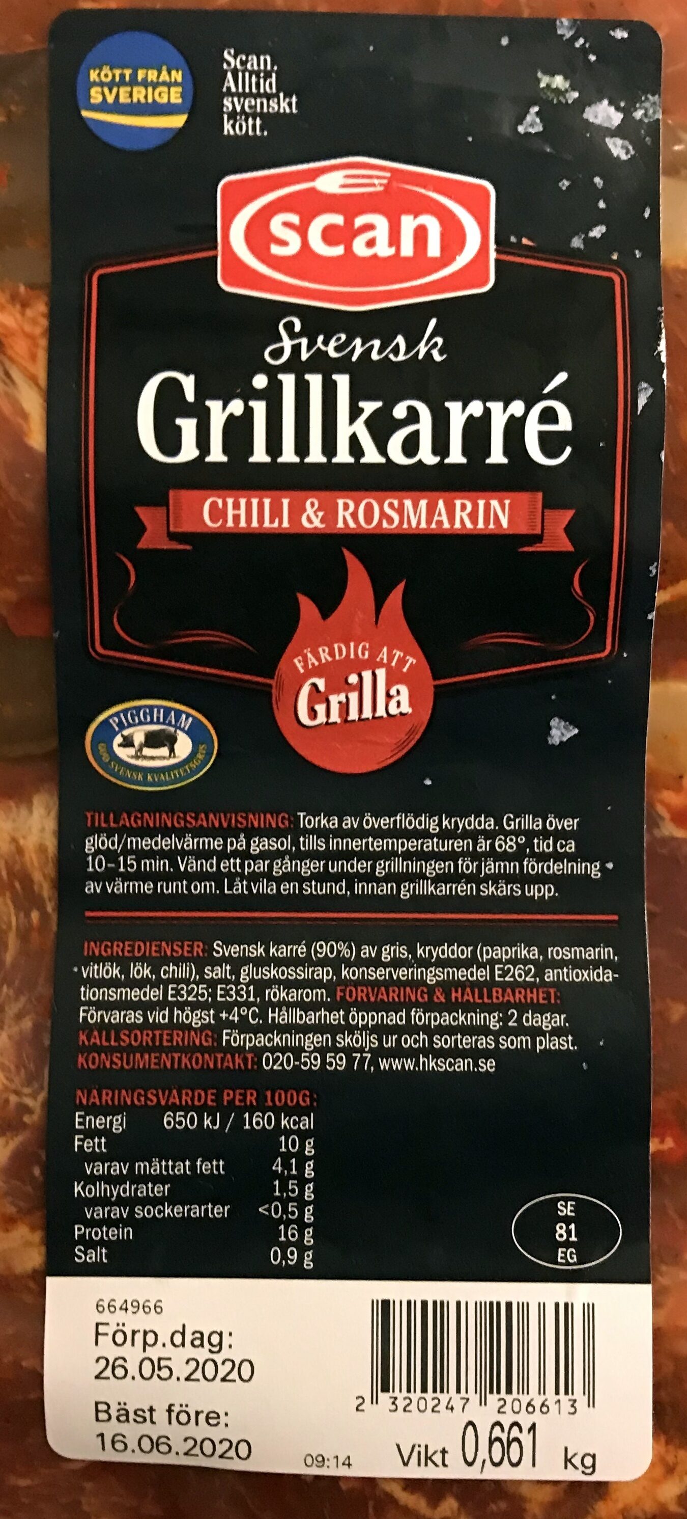 Grillkarre Chili & Rosmarin - Produkt