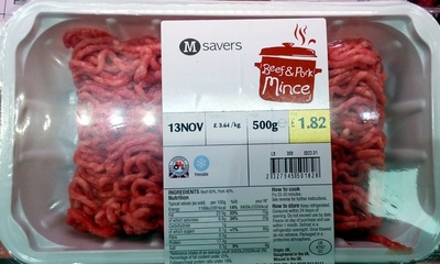 Beef & Pork Mince - Product