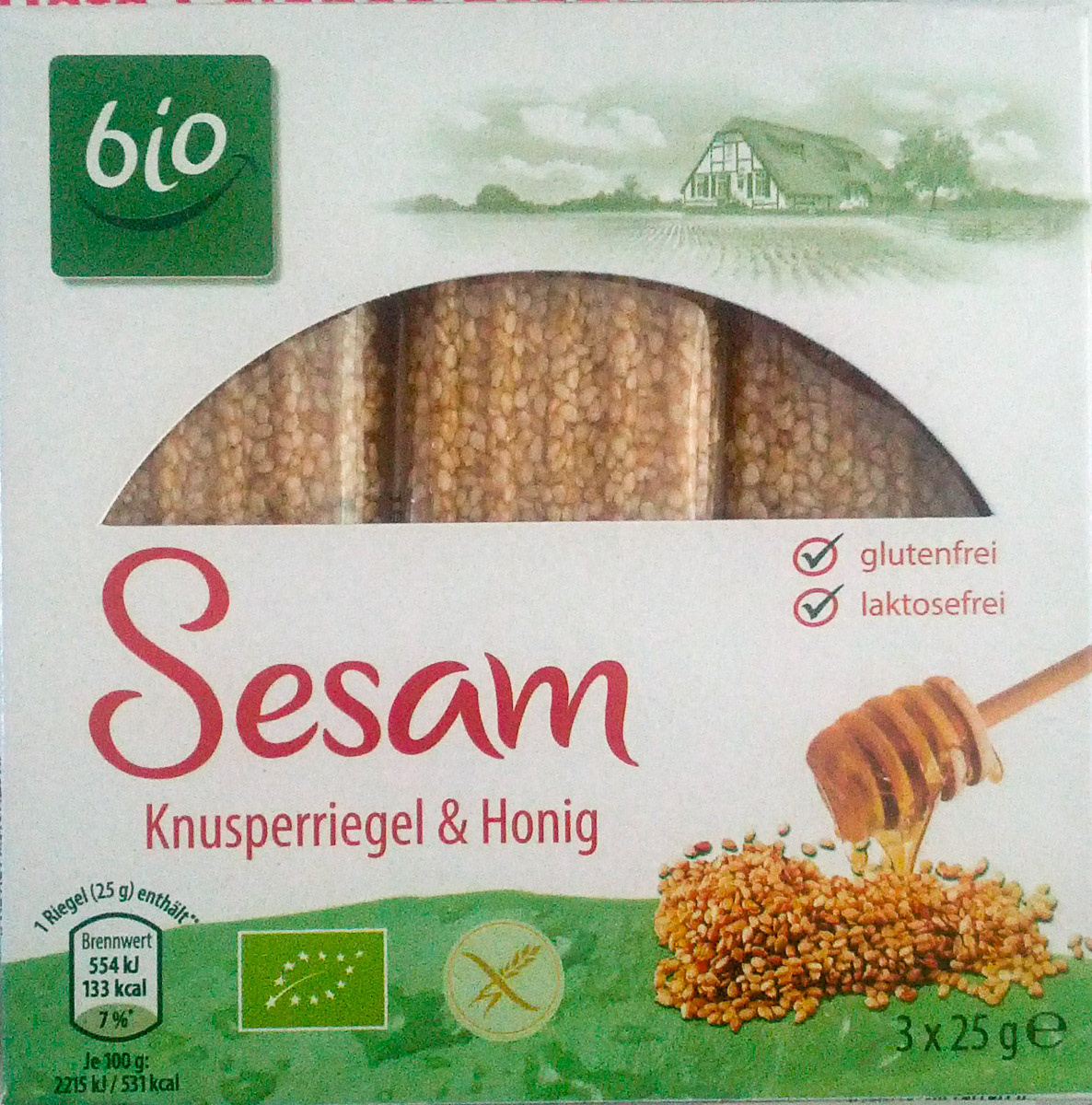 Sesam Knusperriegel & Honig - Product - de