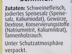 Original Schwarzwälder Schinken - Ingredients - de