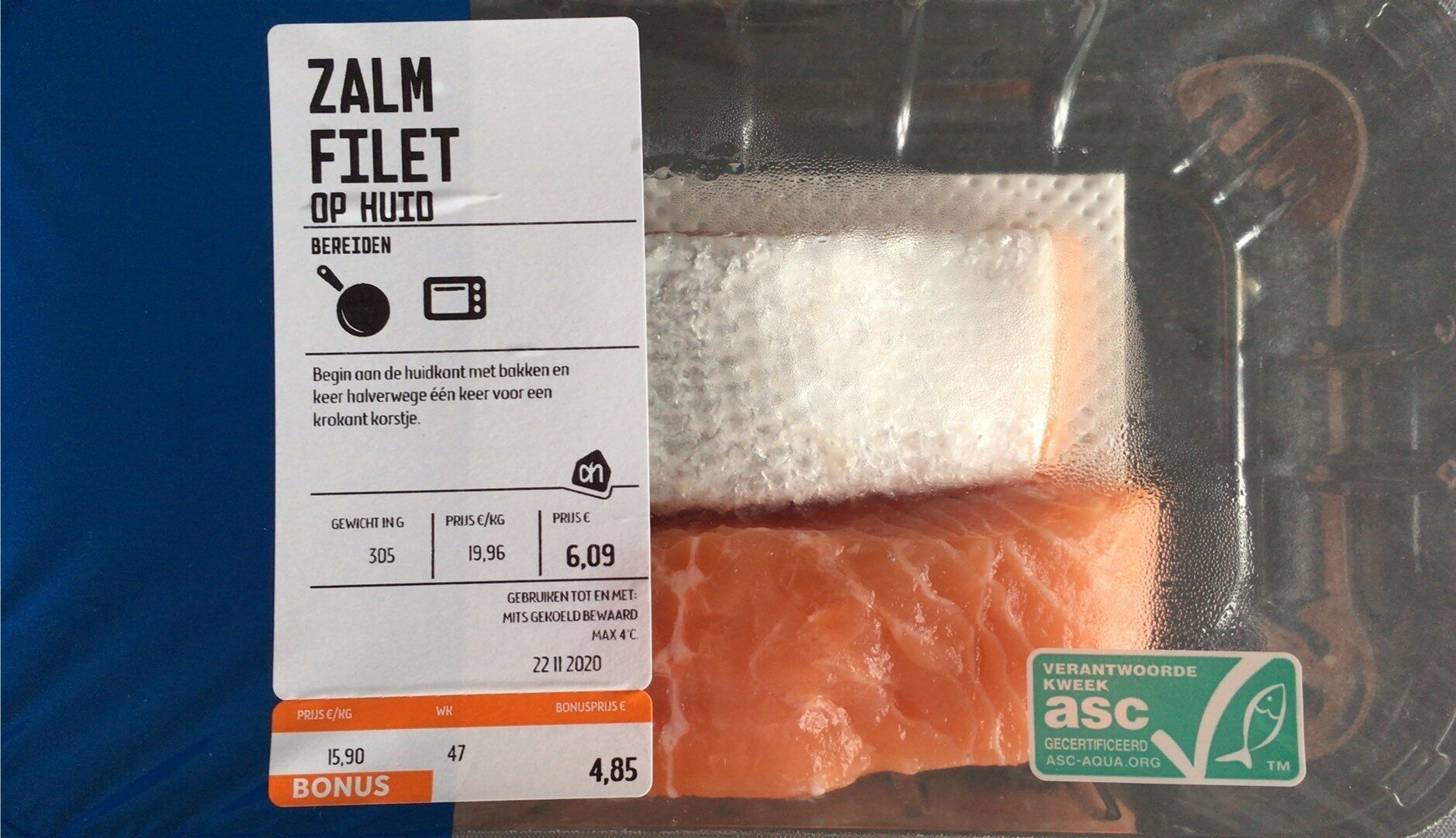 Filet de saumon sur peau - Product - fr
