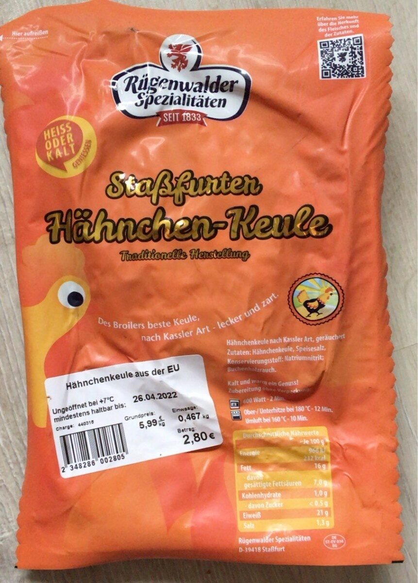 Stassfurter Hähnchen Keule - Product - de