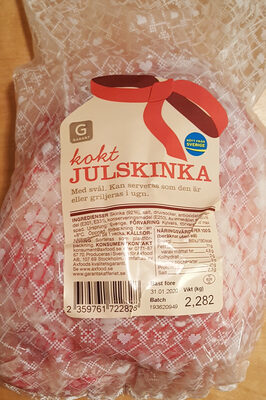 Kokt Julskinka - Produkt