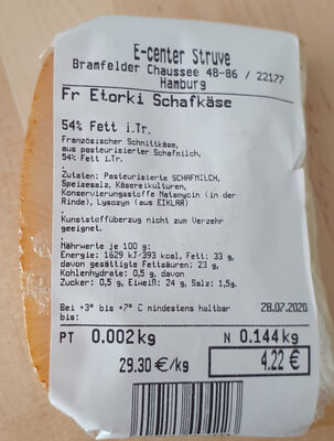 Etorki Schafskäse - Product - de