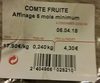 Comté Fruité - Produit