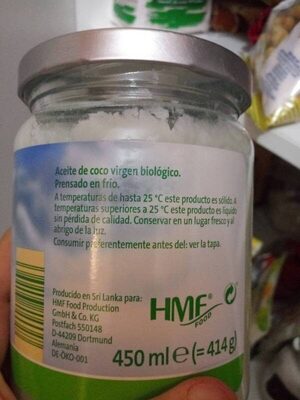 Aceite de coco virgen ecológico - Ingredients - es