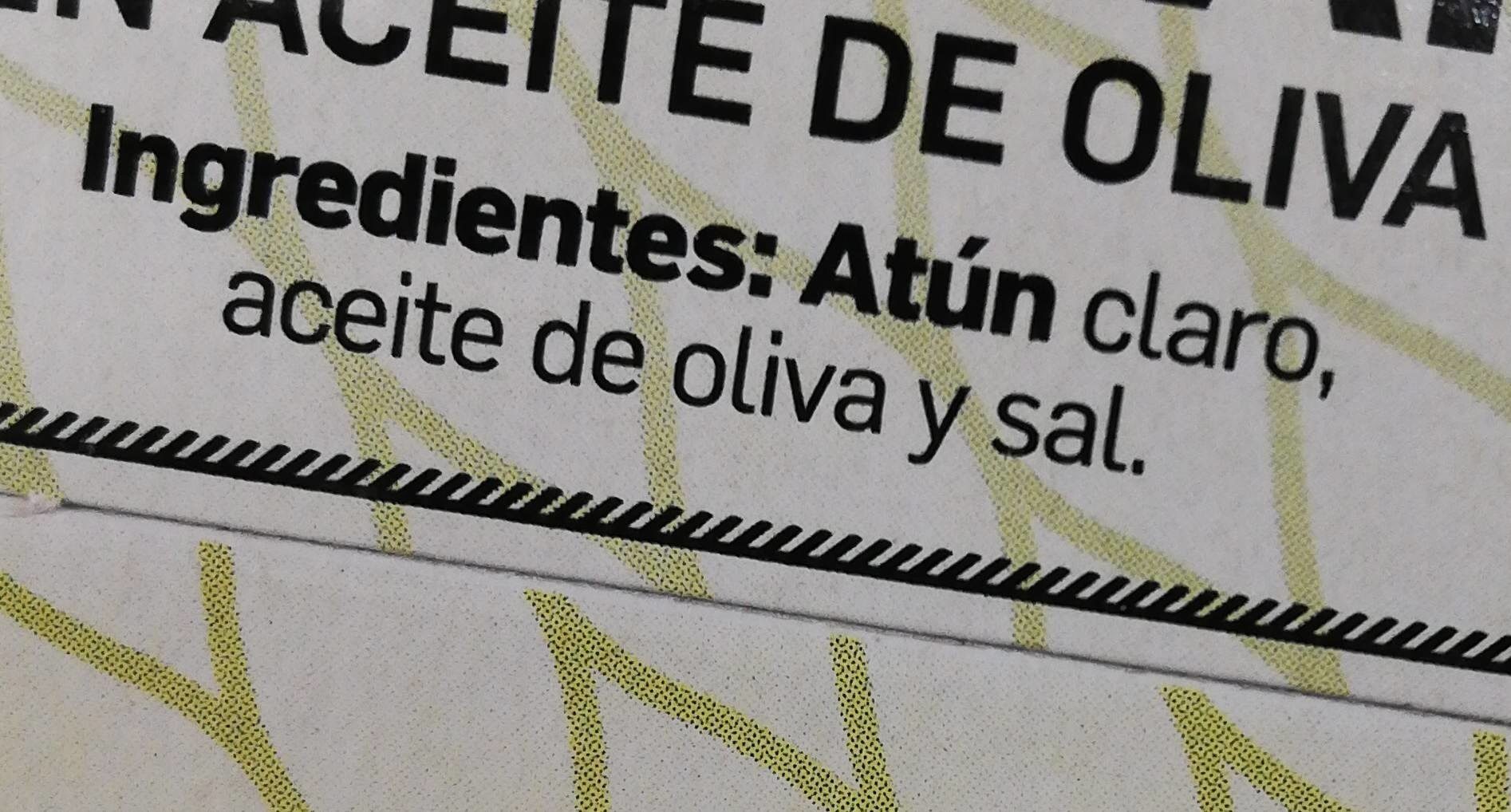 Atún claro en aceite de oliva - Ingredients - fr