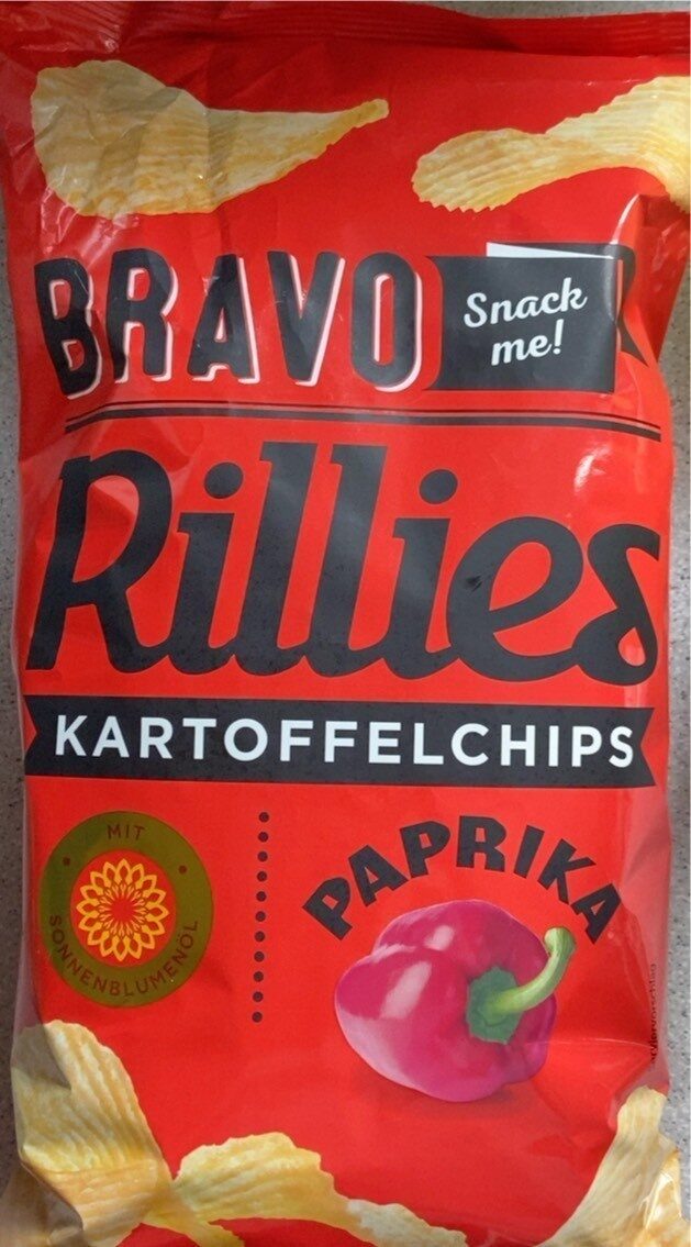 Bravo Rillies Kartoffelchips Paprika - Produkt