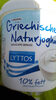 griechisches Naturjoghurt - Produkt